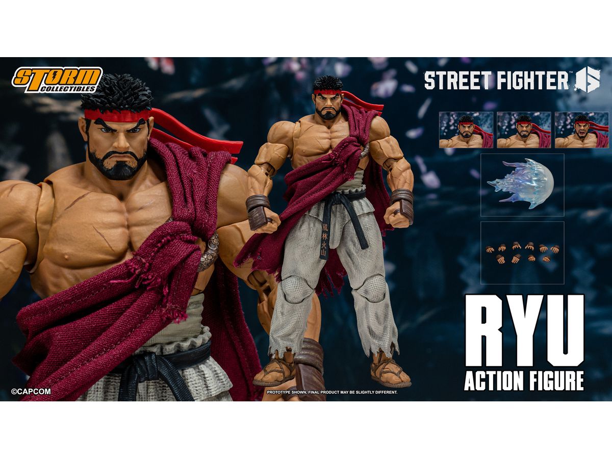 1/6 ストリートファイター6 アクションフィギュア リュウ | HLJ.co.jp