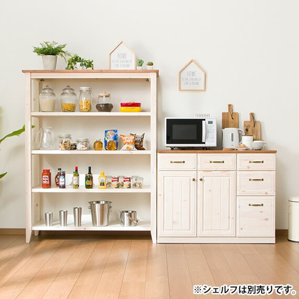 東京23区送料無料 美品キッチンカウンター サイズ105㎝ 洗浄/除菌済み