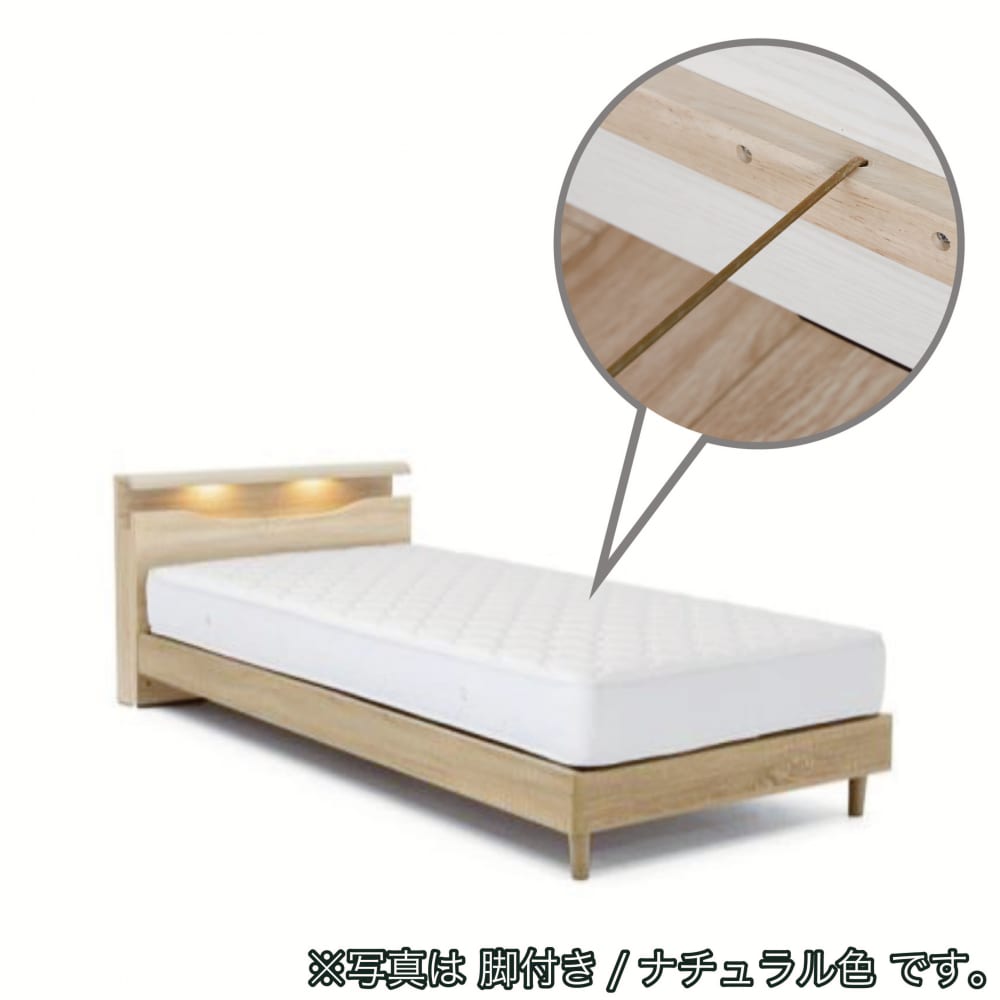 ダブルベッドフレーム フィズリー レッグ IV ※マットレス別売(ダブル