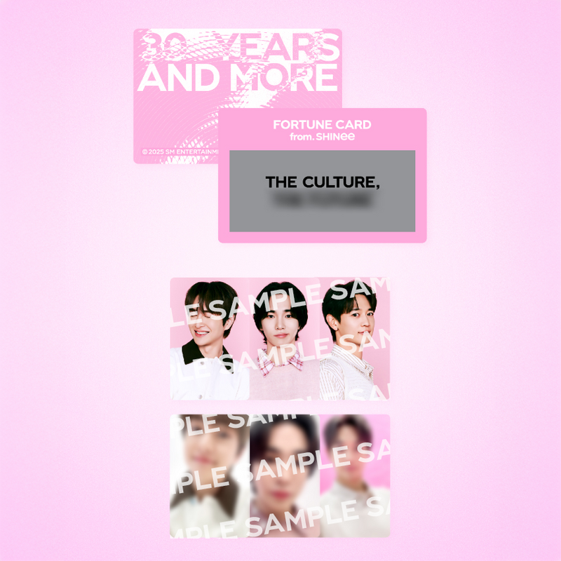 FORTUNE SCRATCH CARD SET_SHINee | SMTOWN OFFICIAL ONLINE STORE
