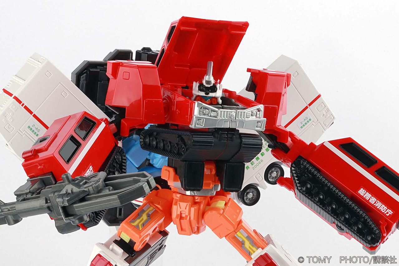 トミカヒーローズ】2体の大型ジョブレイバーが合体！ 「ハイパー