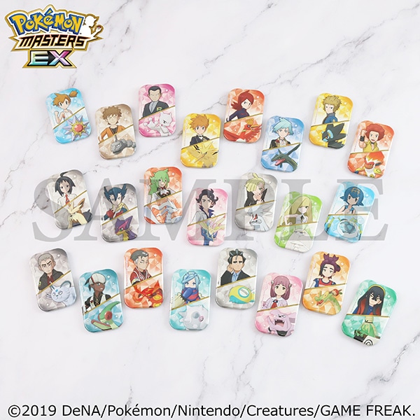 ポケモンマスターズ EX』 スクエア缶バッジ／スグリ＆カミツオロチ
