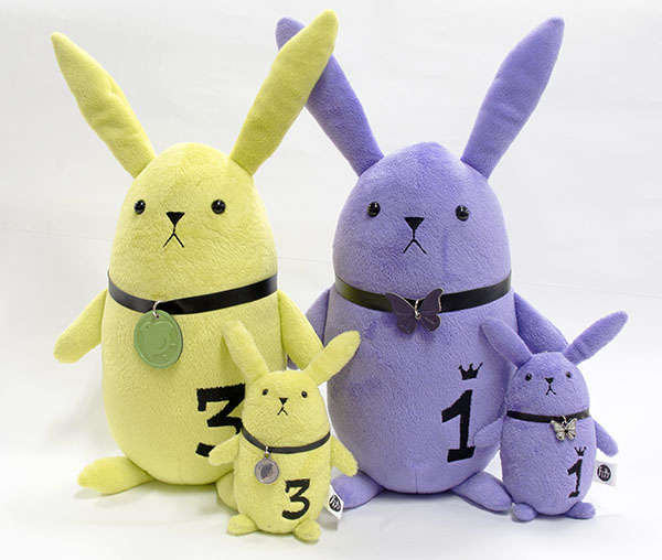 ツキウタ。 ツキウサ。ぬいぐるみ（中） 10月: キャラグッズ