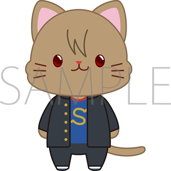 3年Z組銀八先生 withCAT アイマスク付きぬいぐるみキーホルダー／沖田