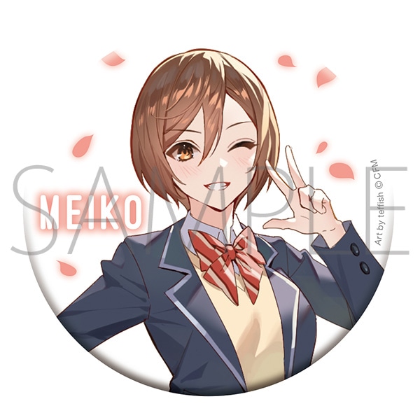 初音ミクシリーズ 缶バッジ MEIKO 学生服 teffish: キャラグッズ