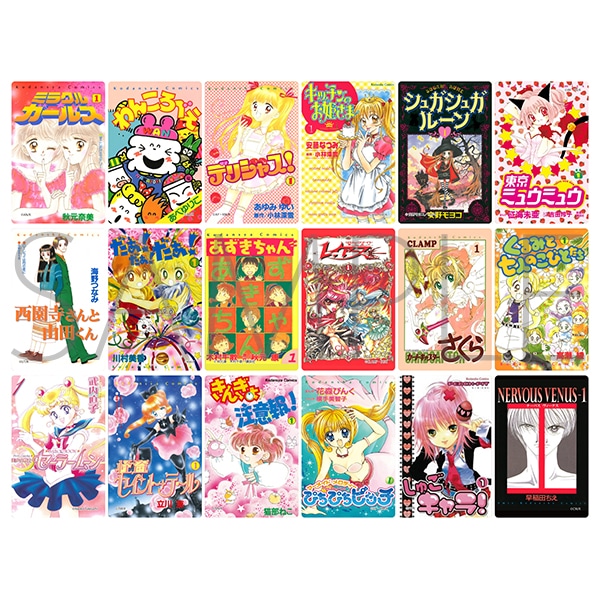 なかよし展 スクエアキャラバッジコレクション（全18種／1袋 1個入り