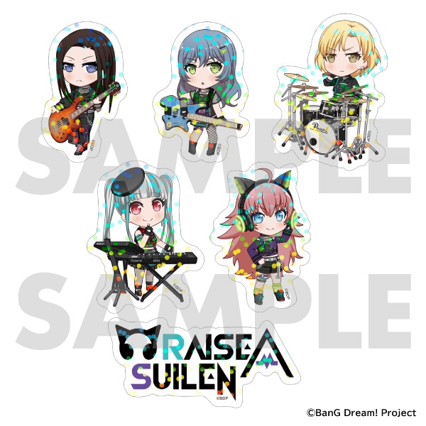 バンドリ！ ガールズバンドパーティ！ キラキラステッカーセット RAISE