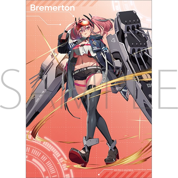 アズールレーン クリアポスター／ブレマートン: キャラグッズ