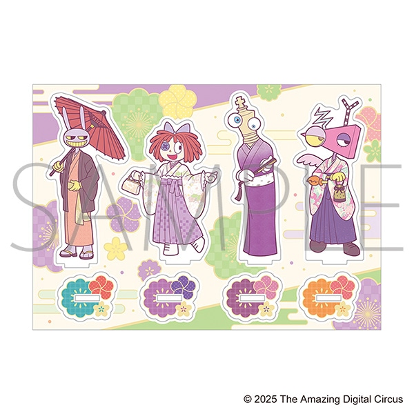 The Amazing Digital Circus アクリルスタンドセット／B: キャラグッズ