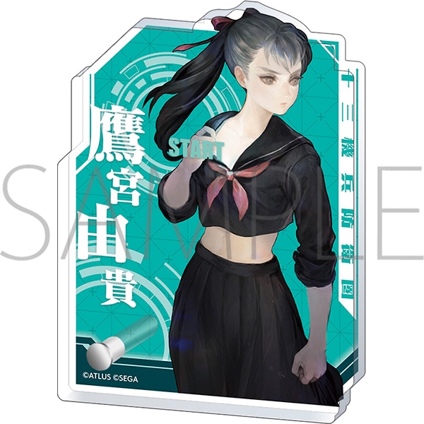 十三機兵防衛圏 キャラクターアクリルプレート START 鷹宮由貴: キャラ
