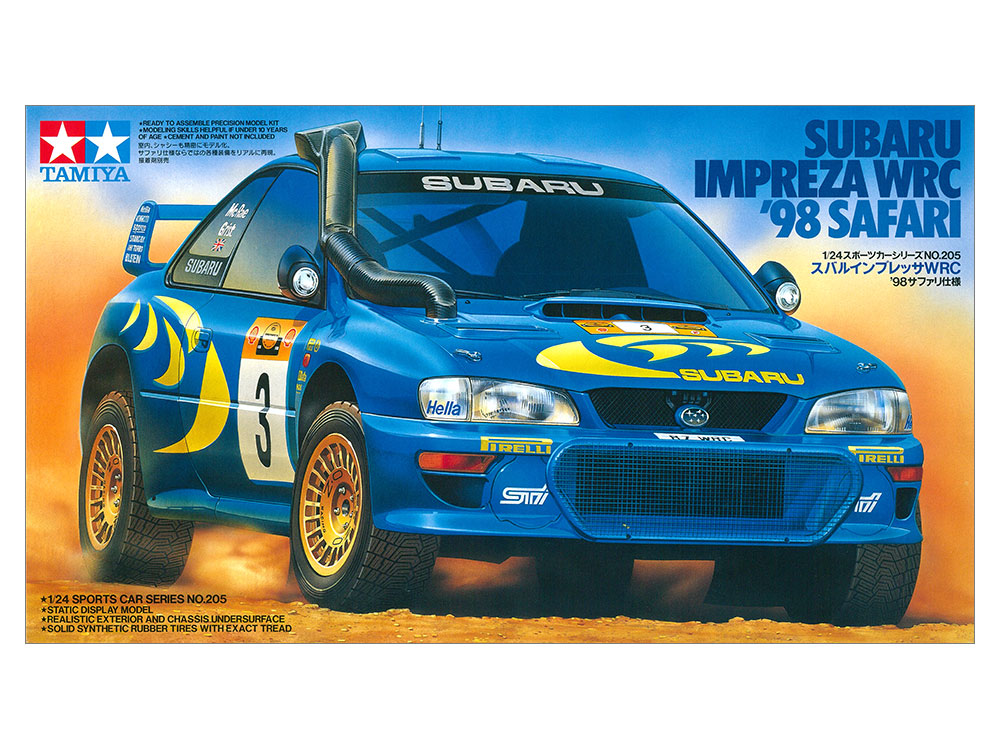 タミヤ 1/24 スポーツカーシリーズ スバル インプレッサ WRC '98