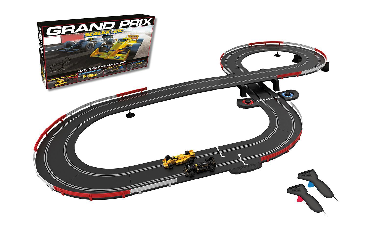 C1432T Scalextric | 1980s Grand Prix Race Set - Slot Car Racing Set