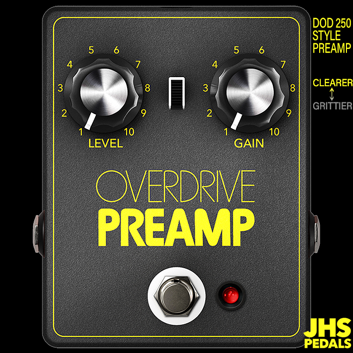 Guitar Pedal X - News - JHS Pedals' Overdrive Preamp Gives You Two