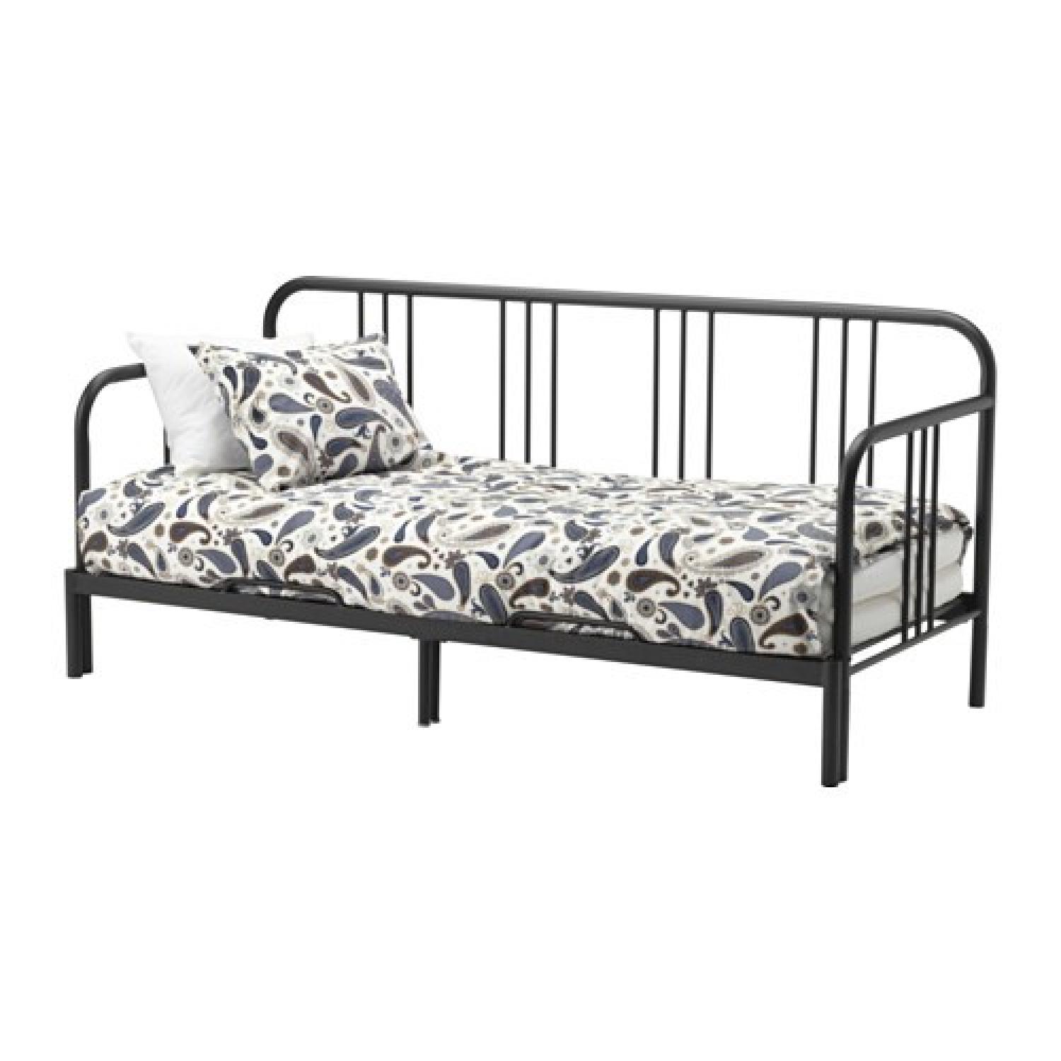 Ikea Fyresdal Metal DayBed Frame - AptDeco