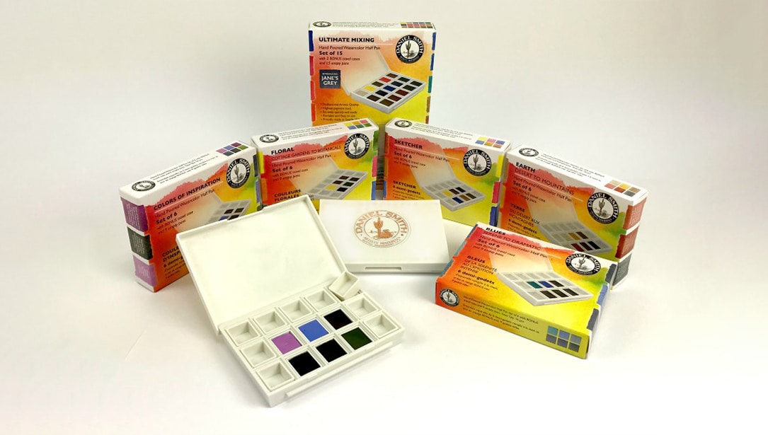 DANIEL SMITH Hand Poured Watercolor Half Pan Sets - DANIEL SMITH