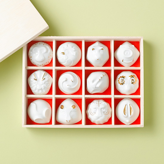 ヤマ亮横井製陶所]LUCKY12 干支盃セット | KOBUNSHA SELECT SHOP