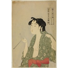 喜多川歌麿による浮世絵「「婦女人相十品」」