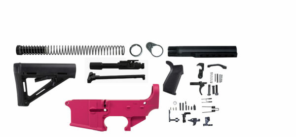 Shop Pink 16″ Rifle Kit 5.56 with 15″ Keymod with Lower in USA