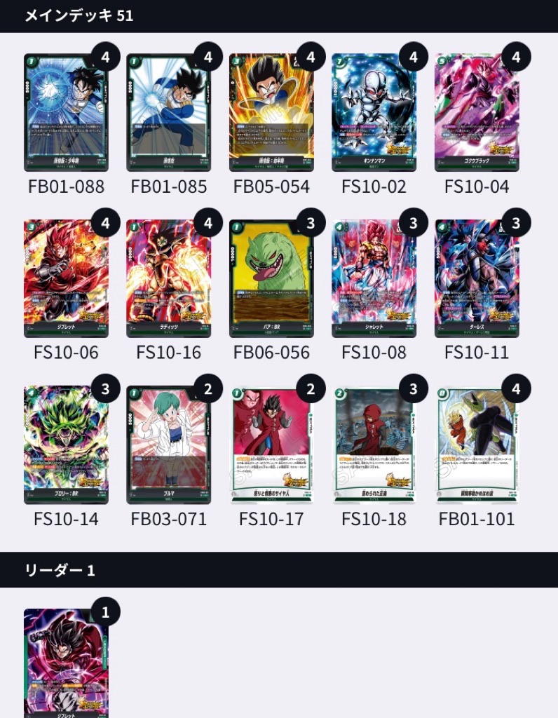 DBFW】スタートデッキEX/シャロットorジブレットどちらを買うべきか