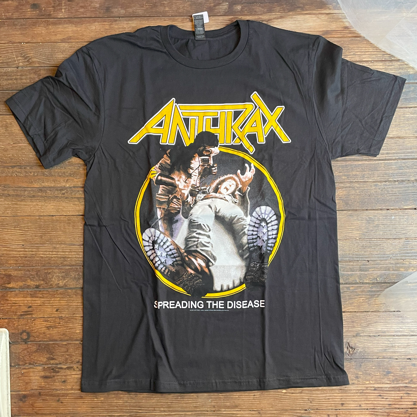 ANTHRAX Tシャツ Spreading The Disease オフィシャル！ | 45REVOLUTION