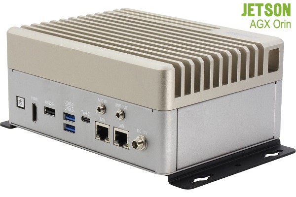 AI@Edge Compact Fanless Embedded BOX PC with NVIDIA AGX Orin