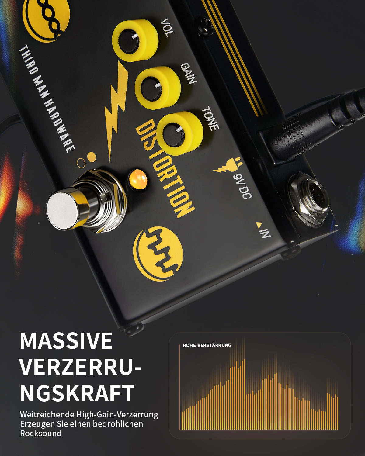 Triple Threat Vielseitig / Liveauftritt Multi-Effekt-Pedal -Donner