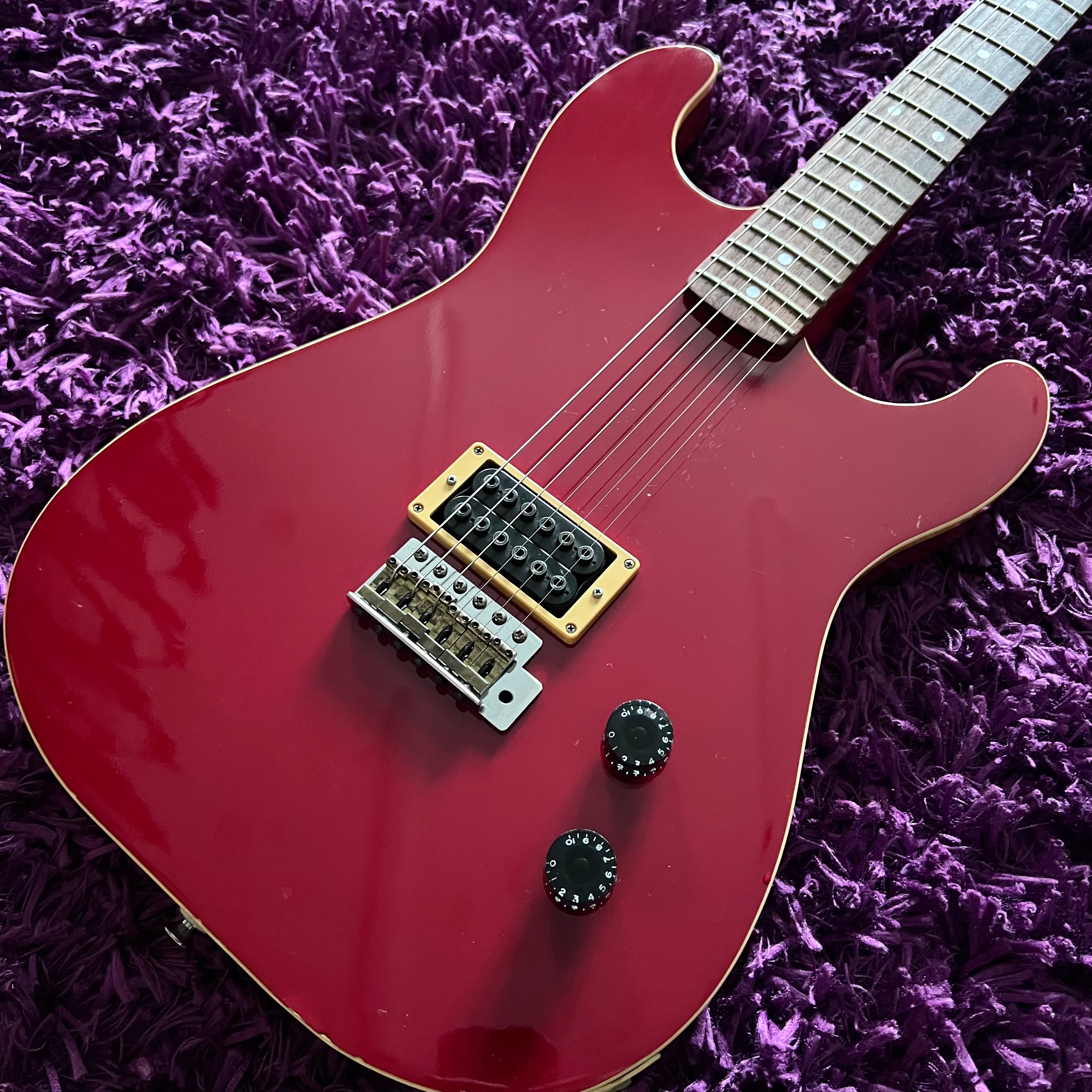 1980s Fresher Refined Series FRS SS-38 Stratocaster Crimson – Deep