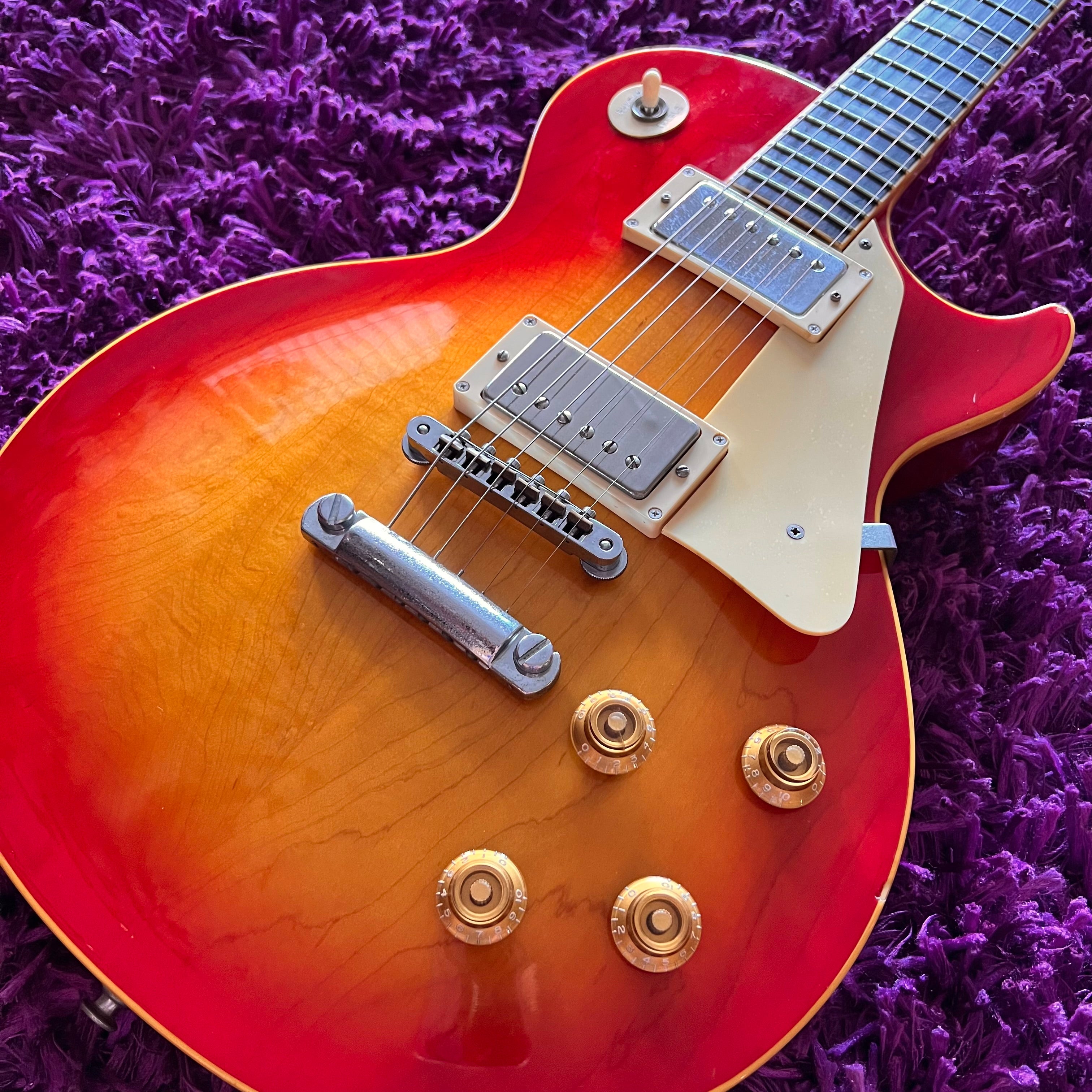 1977 Greco EG-700 Les Paul Standard Plain Maple Top Cherry
