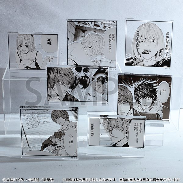 コマプレートスタンド／月＆L | DEATH NOTE EXHIBITION-Revival- | 原画展