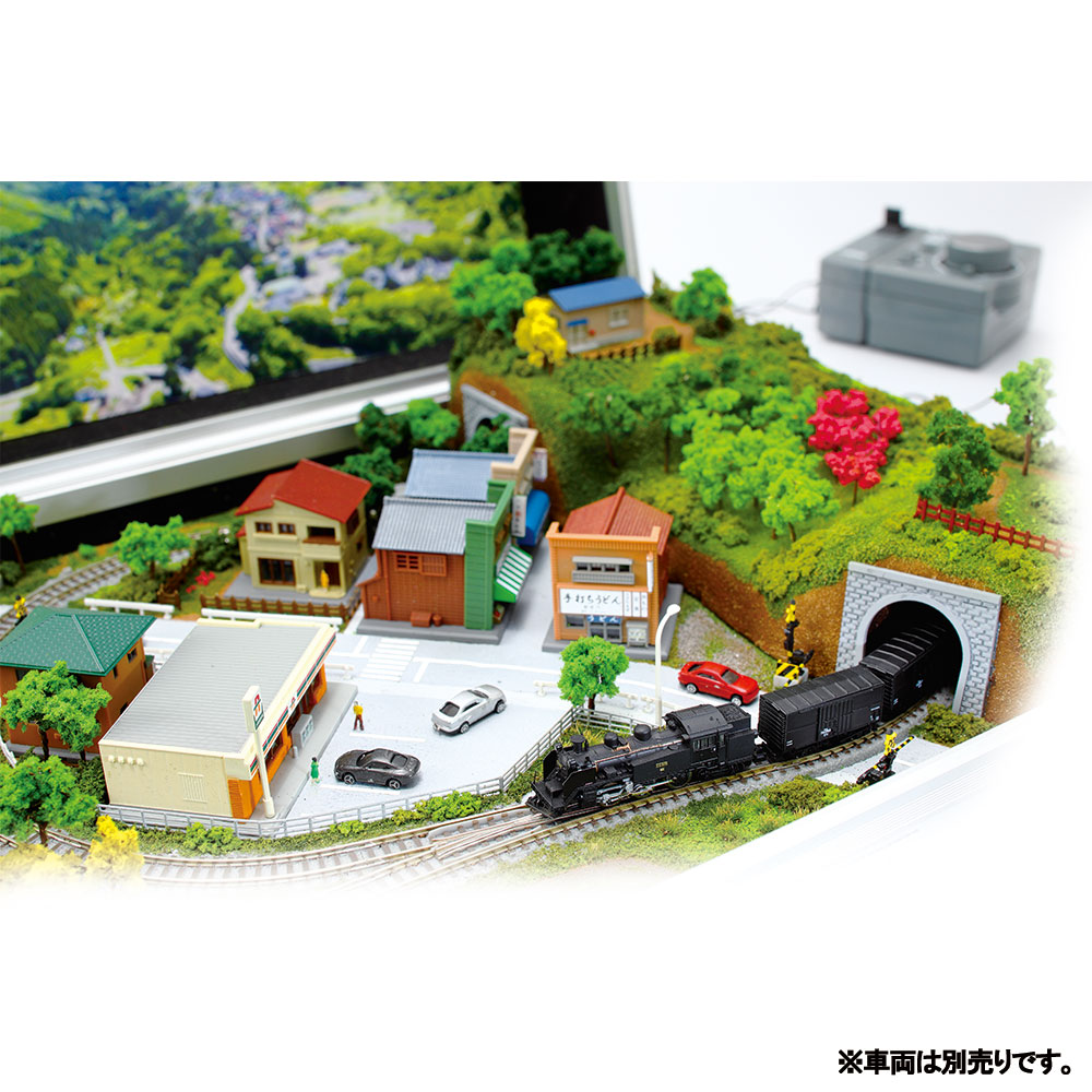 ミニトランクレイアウトスペシャルセット（キハ52首都圏色付