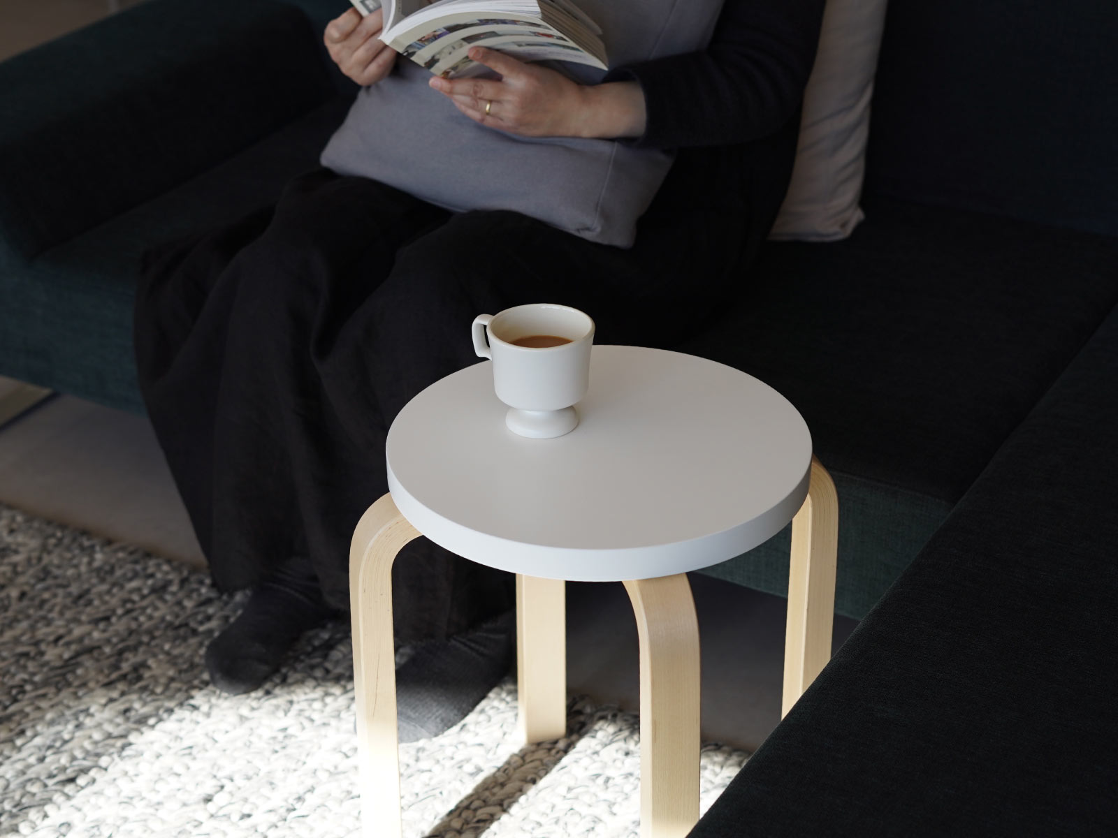 artek (アルテック) STOOL E60（スツールE60） 4本脚 ラッカー