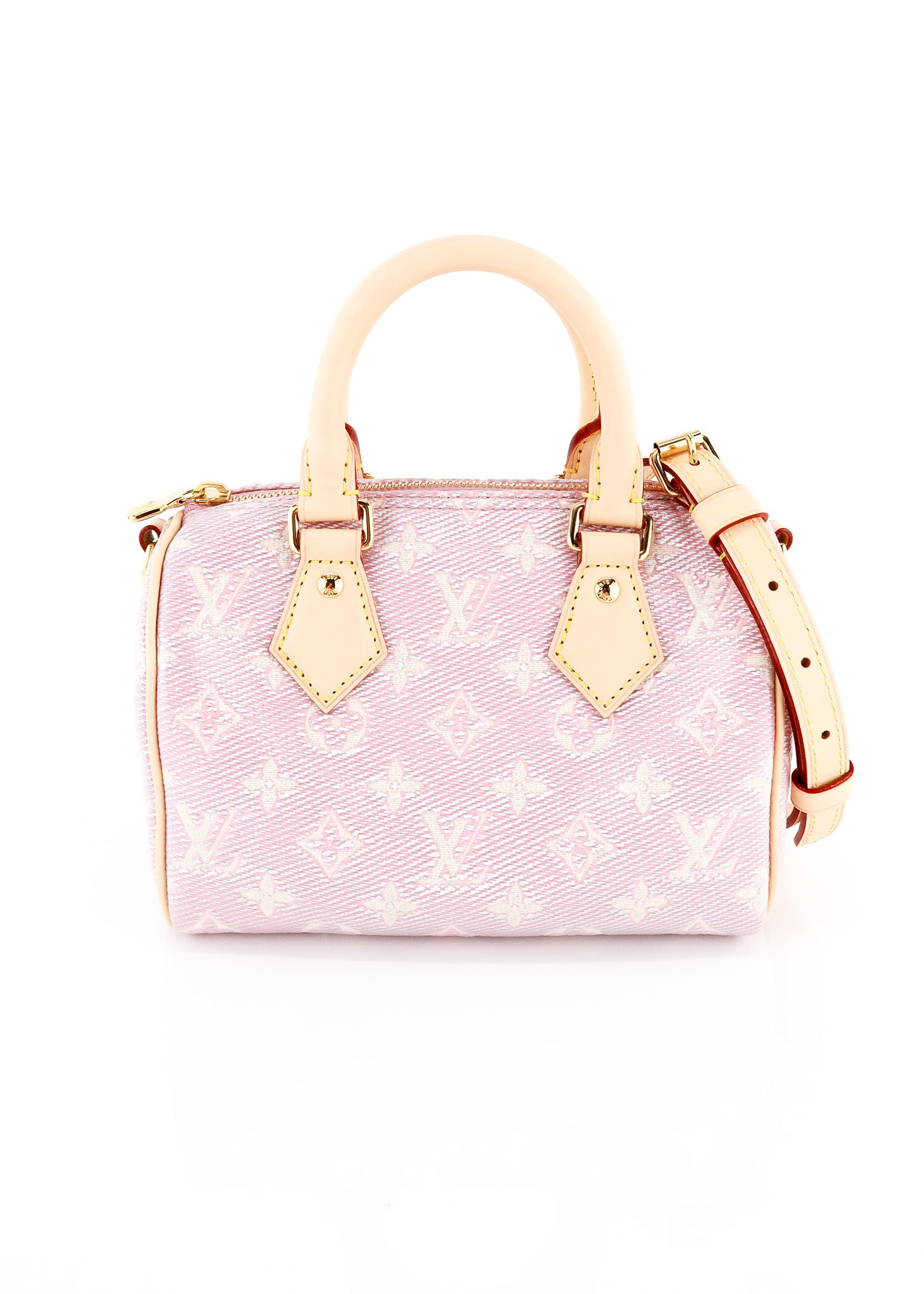 Louis Vuitton Monoglam Speedy 20 Banouliere Pink LE – DAC