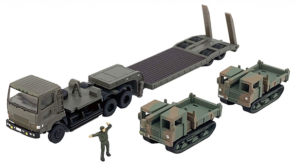 自衛隊トレーラー 資材運搬車セット｜製品をさがす｜ジオコレ