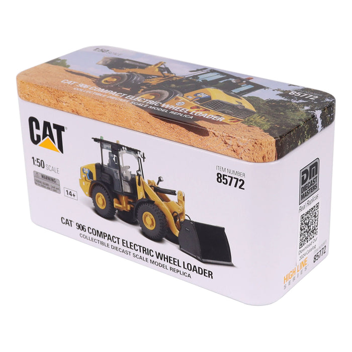 1:50 Cat 906 Electric Compact Wheel Loader — Diecast Masters America