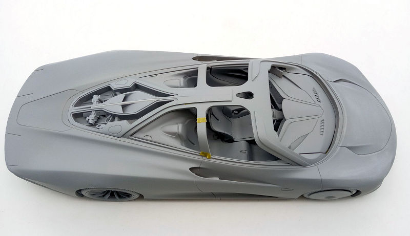 First Look Tecnomodel McLaren Speedtail • DiecastSociety.com