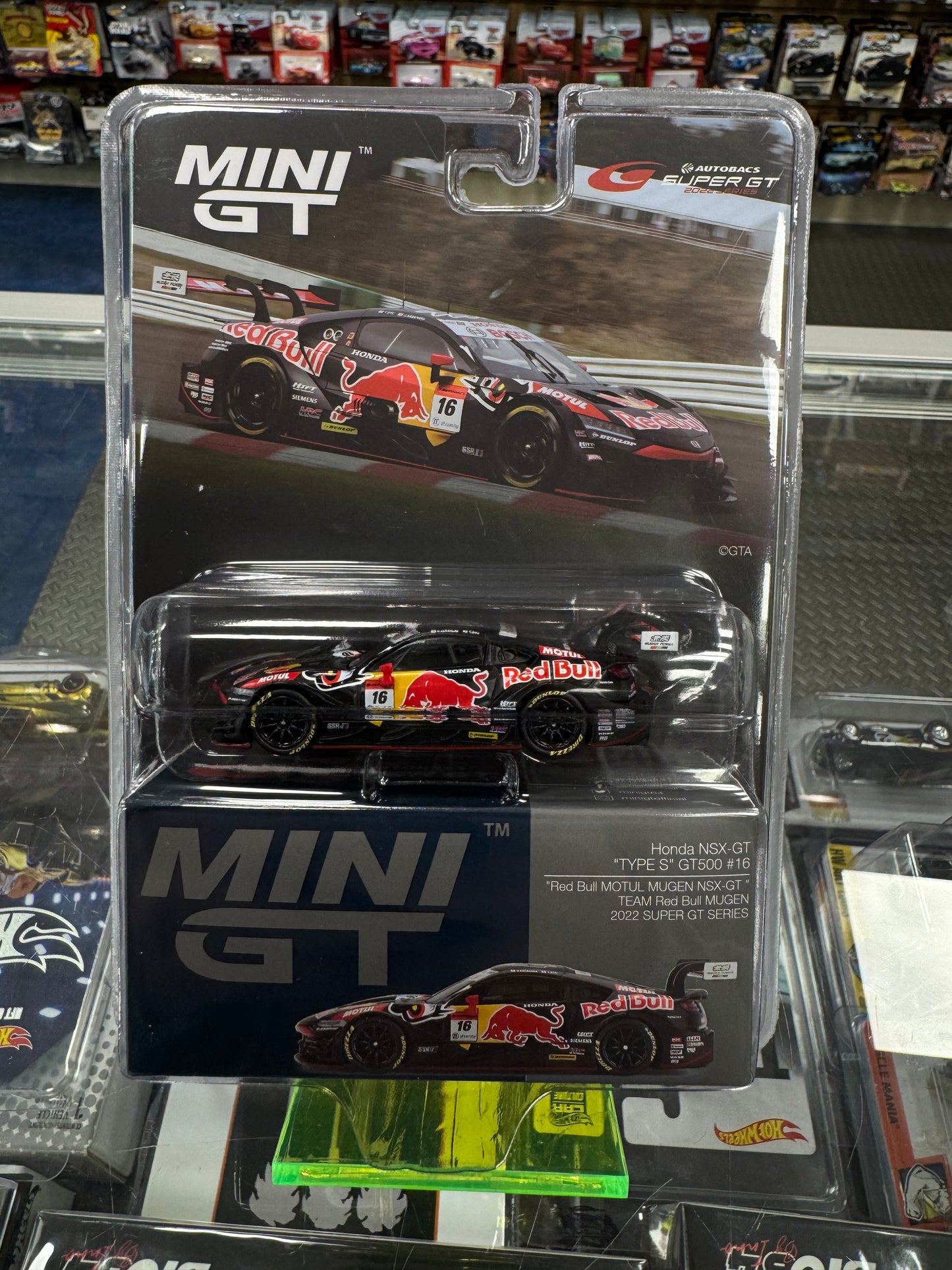 MiniGT 848 Honda NSX-GT “TYPE S” GT500 #16 “Red Bull MOTUL MUGEN