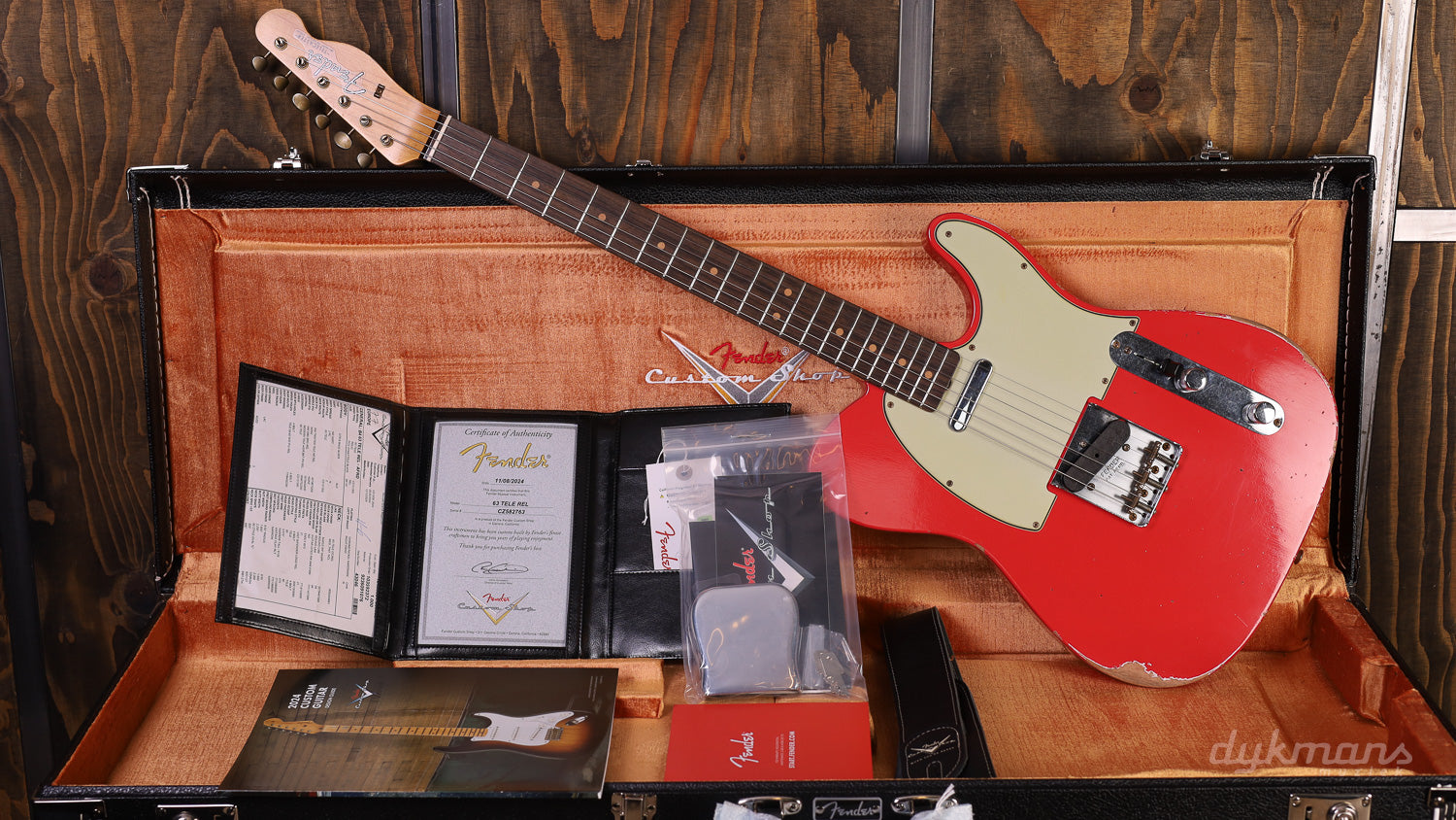 Fender Custom Shop Time Machine '63 Telecaster Relic Aged Fiesta