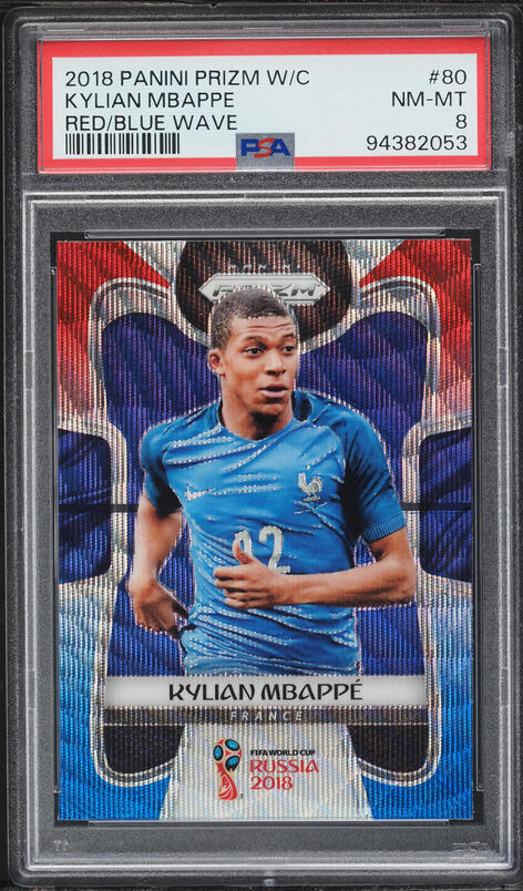 2018 Panini Prizm World Cup Kylian Mbappe ROOKIE #80 PSA 10 GEM