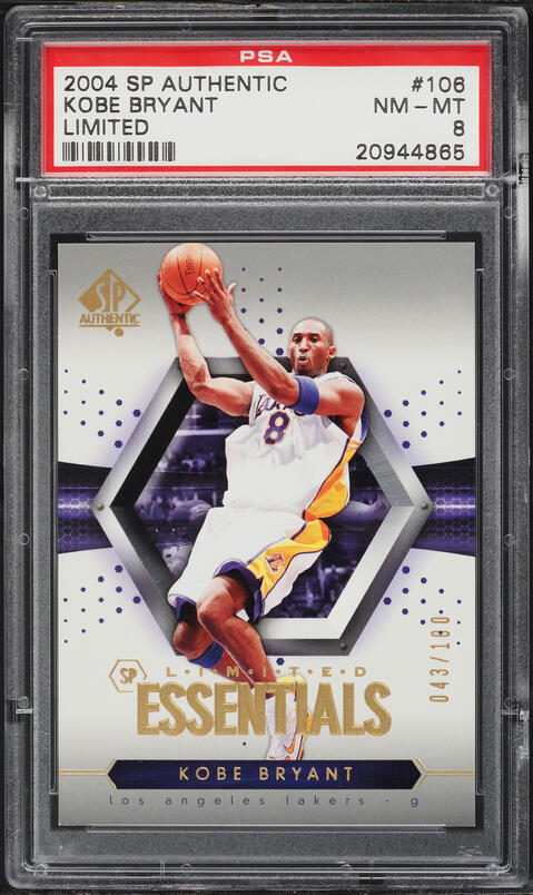 2004 Exquisite Collection Dual Jersey Kobe Bryant Magic Johnson