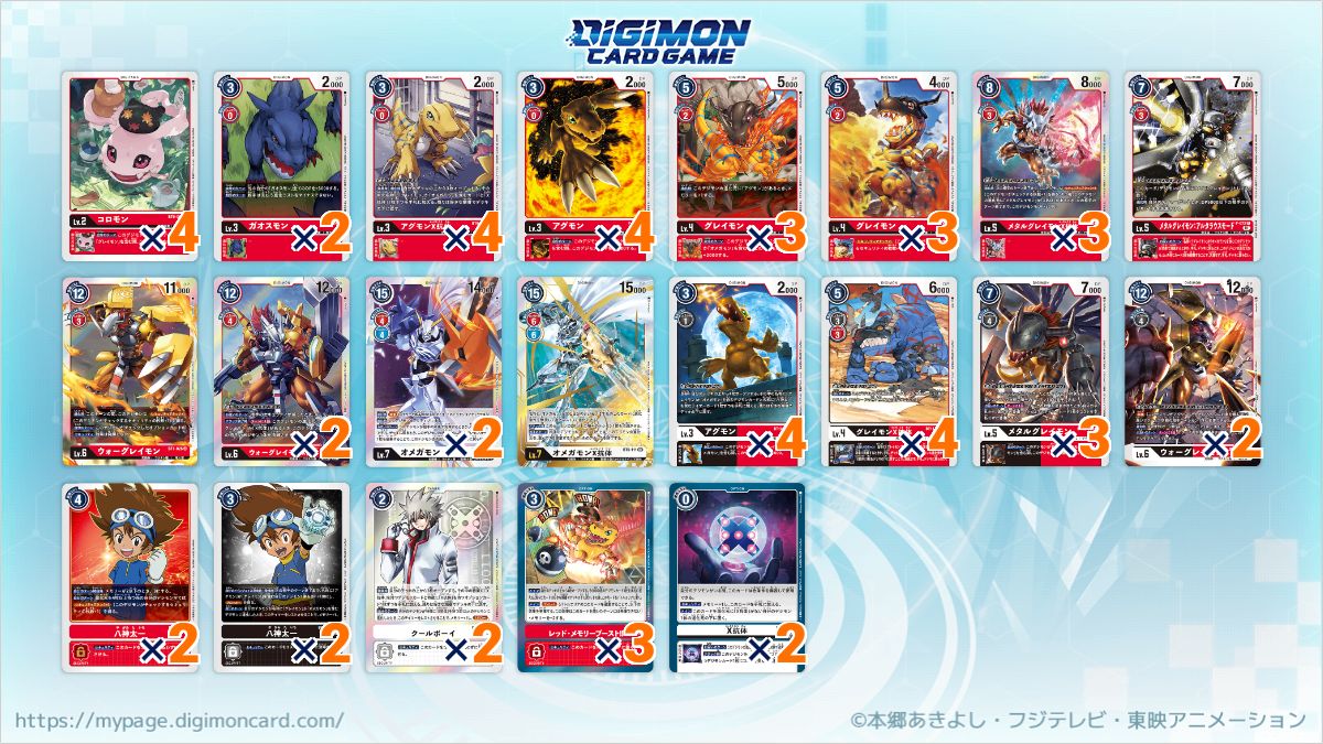 大会優勝デッキ − EVENT｜デジモンカードゲーム