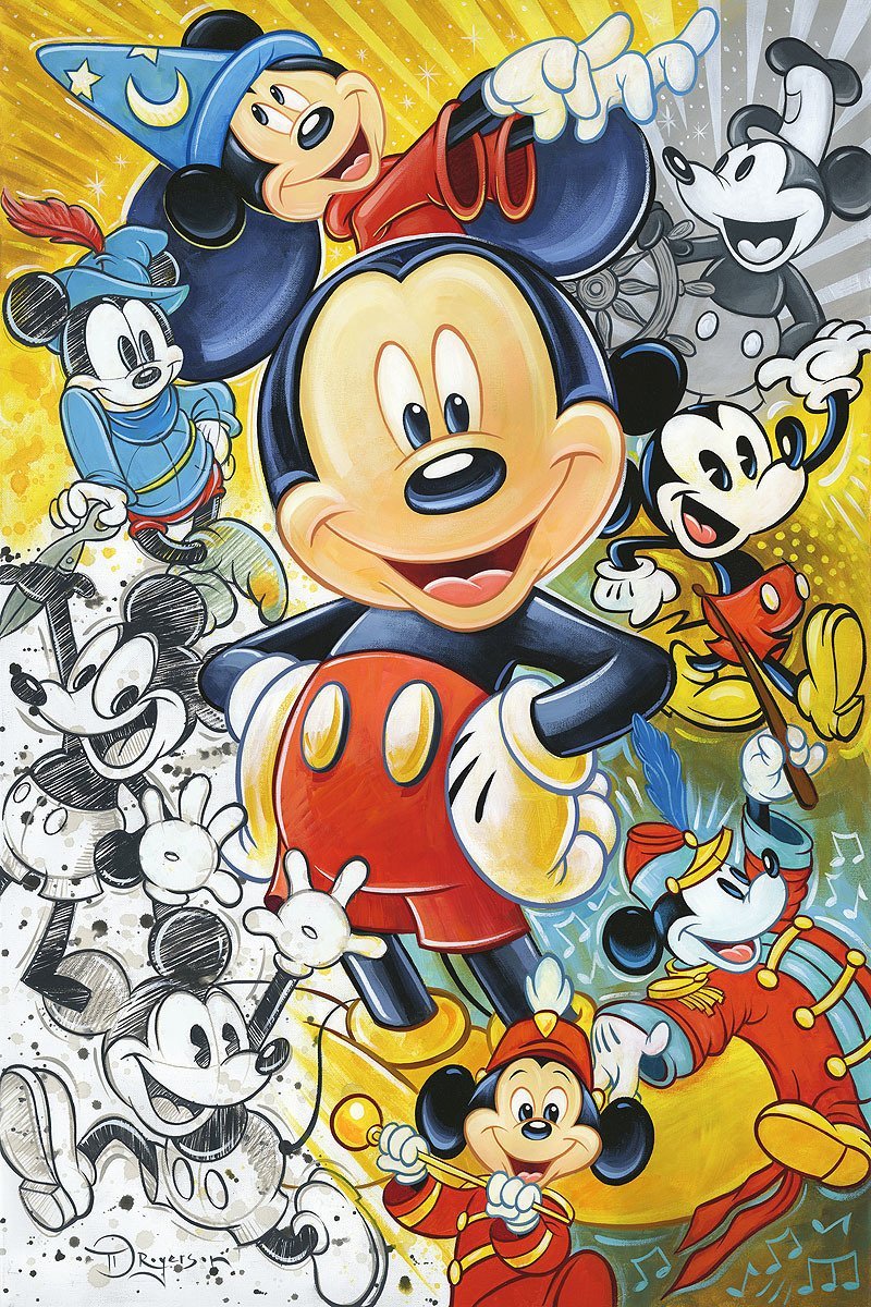 90 Years of Mickey Mouse - Disney Limited Edition By Tim Rogerson