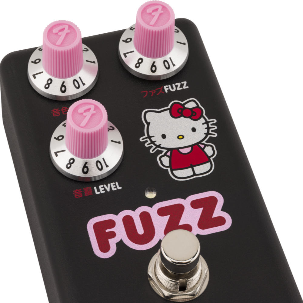 Fender× Hello Kittyにファズペダルブラックカラーが登場！
