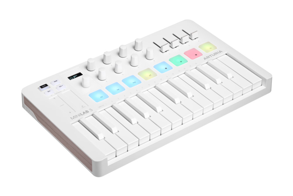 ARTURIA MiniLab 3」に、限定カラーAlpine Whiteが登場！