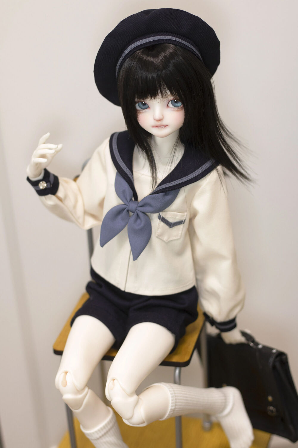 セーラーパンツ制服セット白(40cm/MSD/MDD)（MiniDD）｜DOLK（ドルク）