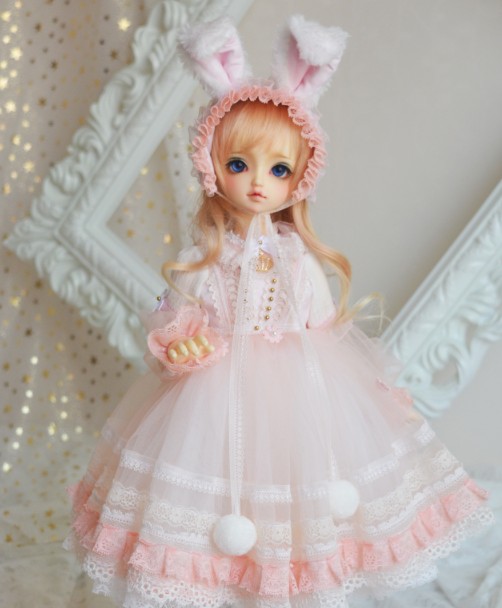 Romantic Rabbit(Peach) 40cm MSD/MDD（MSD・MiniDD）｜DOLK（ドルク）