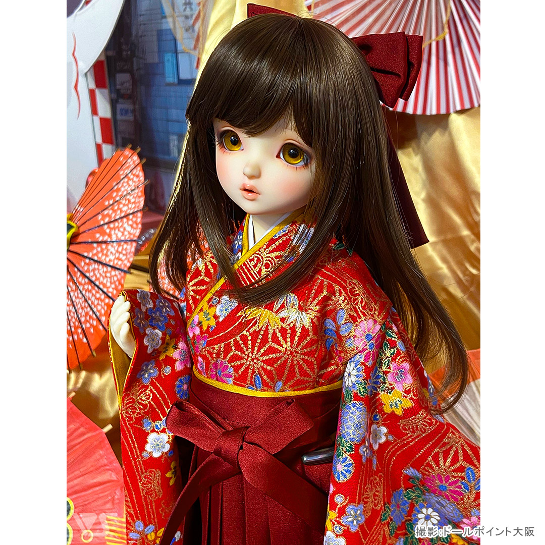 華やか袴セット（茜色） | ボークス公式 ドルフィーオンラインストア
