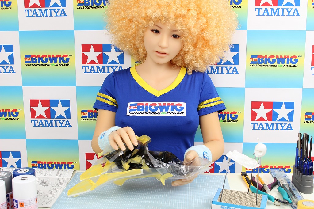 ドールとタミヤ「ビッグウィッグ」 (組立編2)