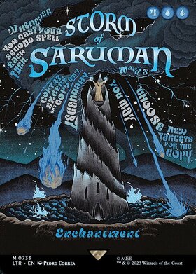 LTR)Storm of Saruman(0733)(ボーダーレス)(ポスター)/サルマンの嵐