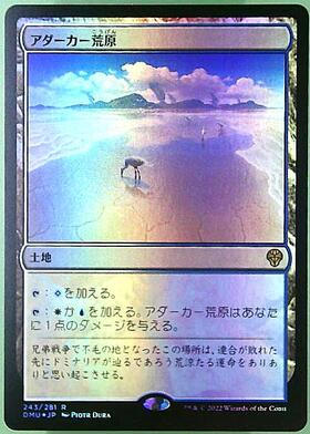 DMU)アダーカー荒原(F)/ADARKAR WASTES | (FOIL)神話レア・レア