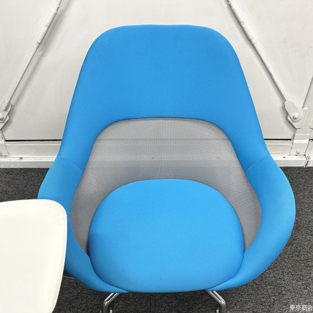 Steelcase ミーティングチェア Coalesse SW_1 メモ台付き ブルー